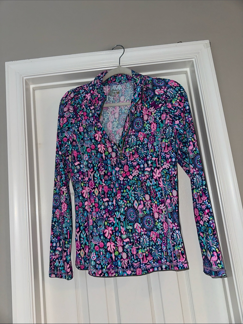 Lilly Pulitzer 1/4 zip long sleeve
